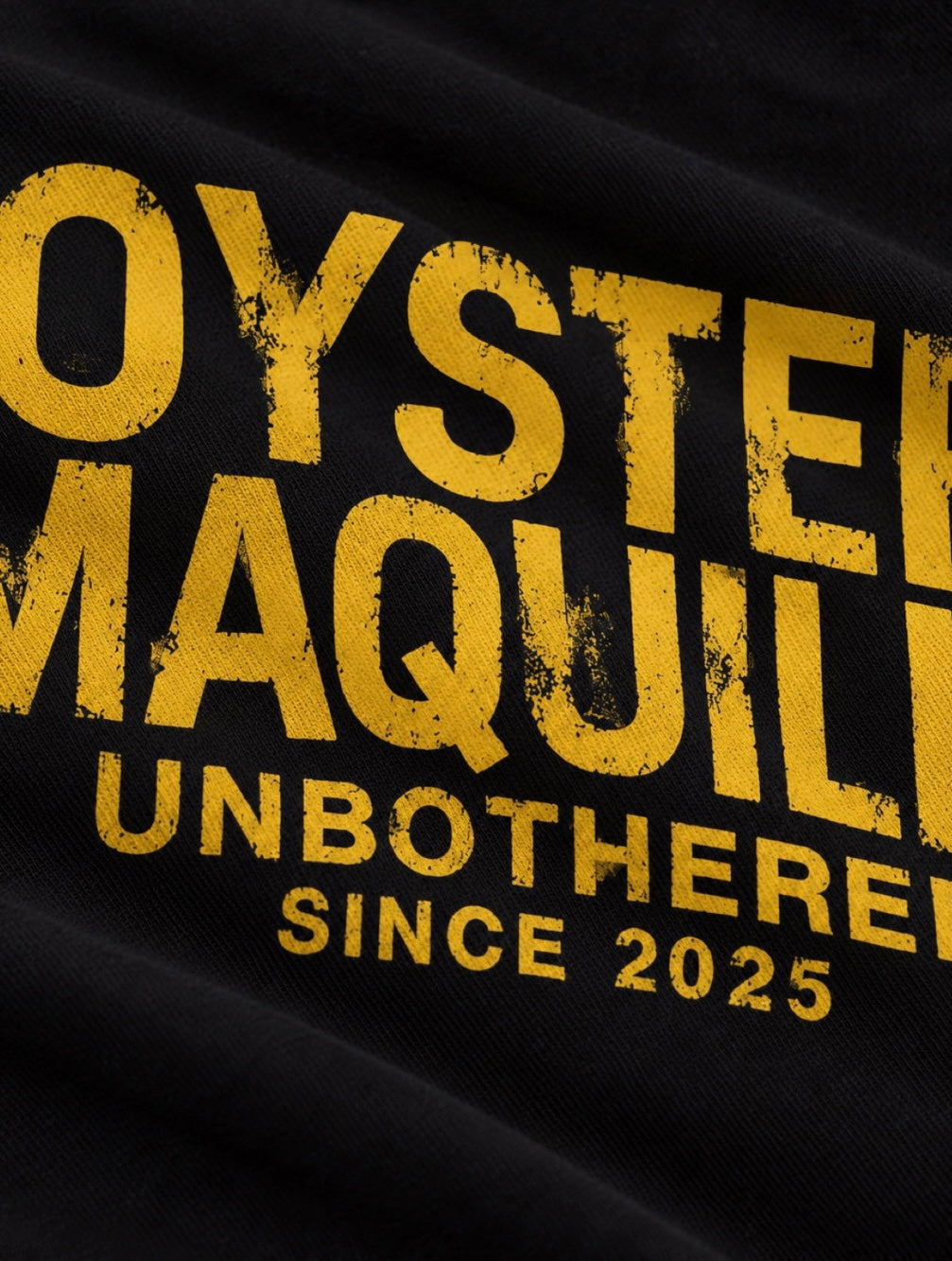 RAW UNBOTHERED LONGSLEEVE – BLACK/YELLOW