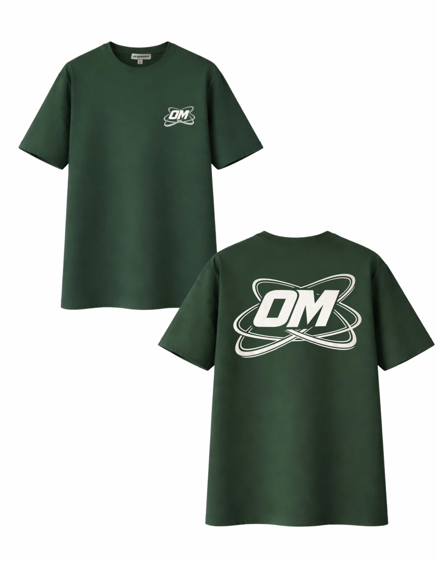 OM ORBIT T-SHIRT - OLIVE GREEN