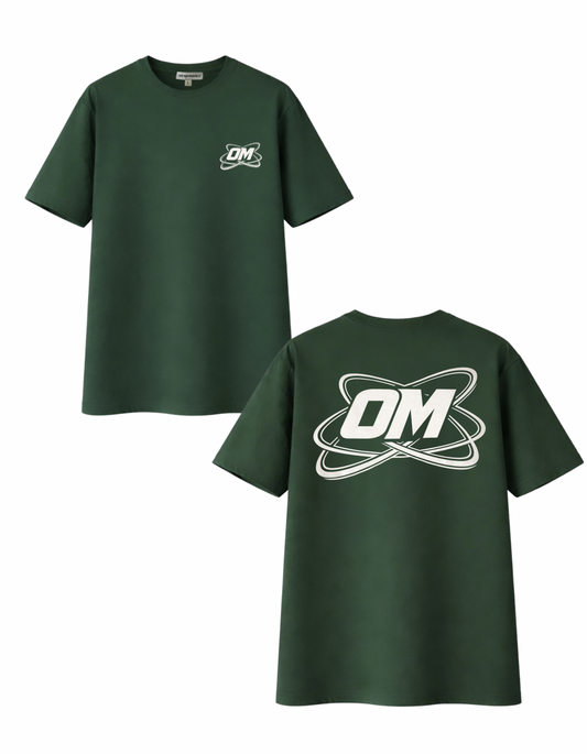 OM ORBIT T-SHIRT - OLIVE GREEN