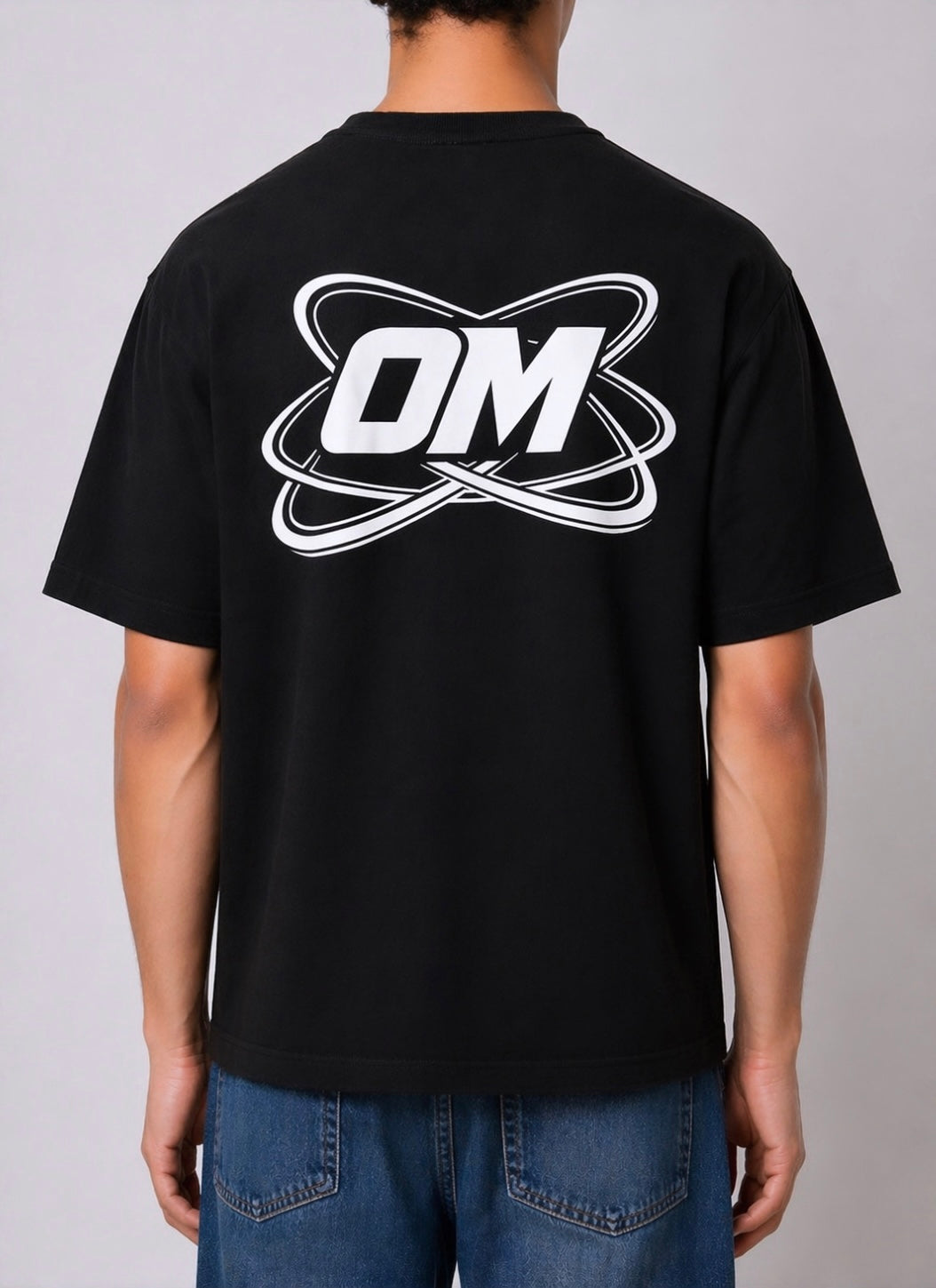 OM ORBIT T-SHIRT - BLACK