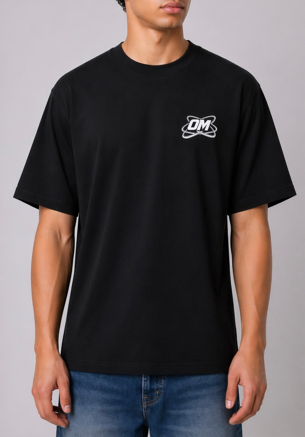 OM ORBIT T-SHIRT - BLACK
