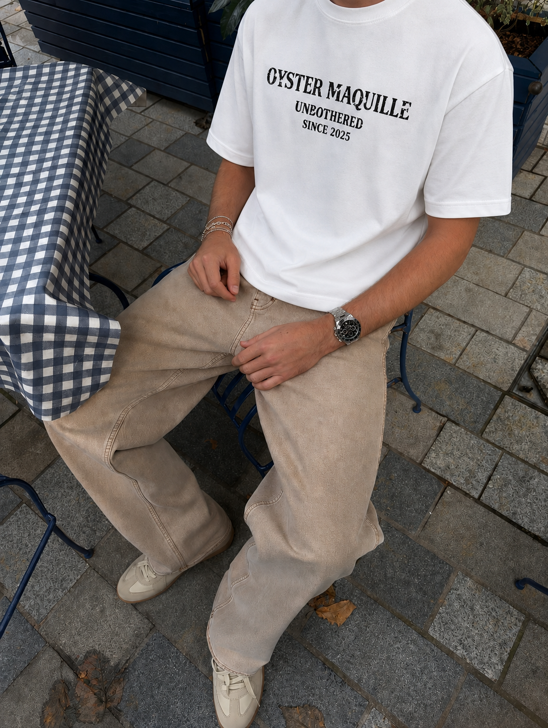 THE UNBOTHERED T-SHIRT - WHITE