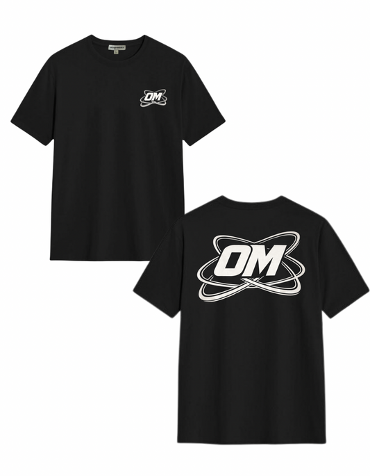 OM ORBIT T-SHIRT - BLACK